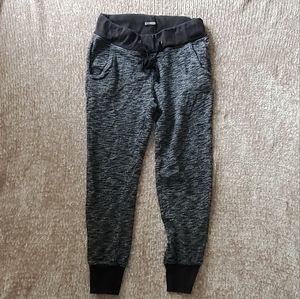 Express Space Dyed Black Gray Joggers